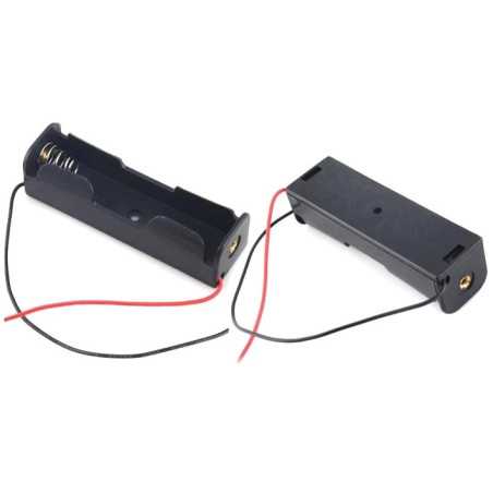 KOSZYK POJEMNIK NA AKUMULATOR BATERIE Li-Ion 1x 18650 SPRĘŻYNY