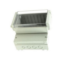 OBUDOWA DC007CBUL 256x217x132,5mm DWUKOMOROWA IP65 jasnoszary pokrywa CLEAR Gainta