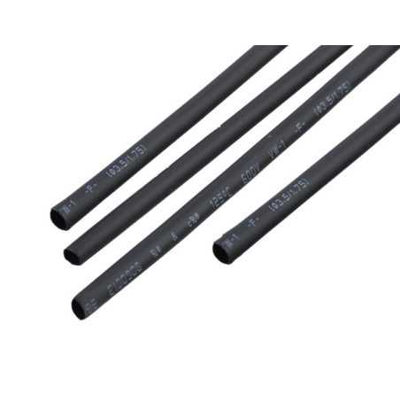 RURKA TERMOKURCZLIWA 3,5/1,75 CZARNA 1m