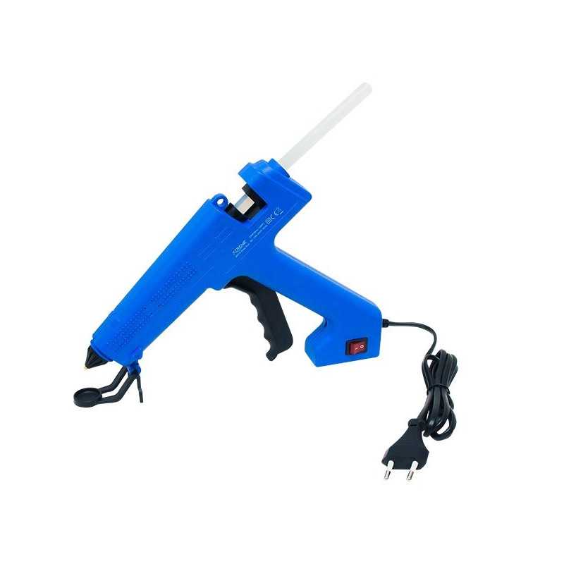 KLEJARKA PISTOLET DO KLEJENIA NA CIEPŁO 100W ZD-8C DUŻA NIEBIESKA 11mm