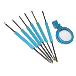 ZESTAW OSTRZY 6szt do serwisu płytek 