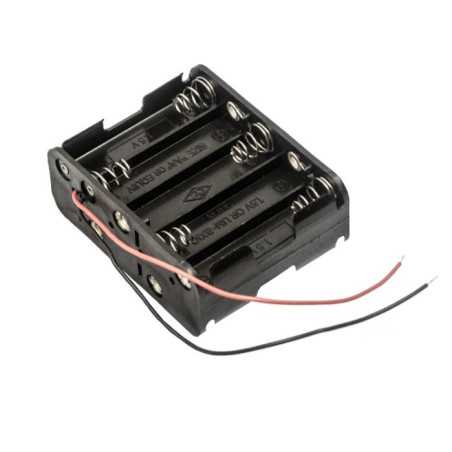 KOSZYK POJEMNIK BATERII 10x AA R6 z Przewodem