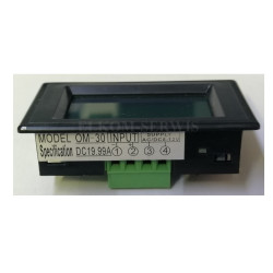 AMPEROMIERZ 20A LCD PANEL MODUŁ MIERNIKA CZARNY PODŚWIETLANY NIEBIESKI