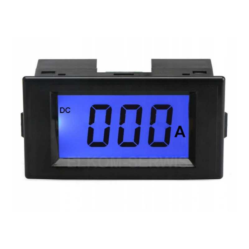 AMPEROMIERZ 20A LCD PANEL MODUŁ MIERNIKA CZARNY PODŚWIETLANY NIEBIESKI