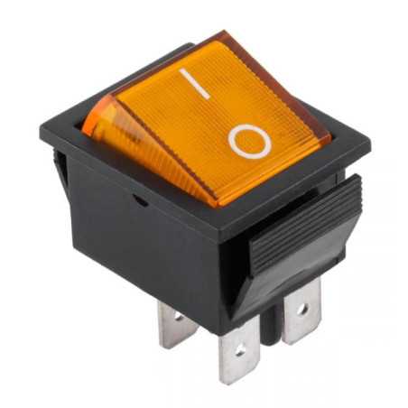 PRZEŁĄCZNIK IRS-201 1A ŻÓŁTY PODŚWIETLANY /PRK006E