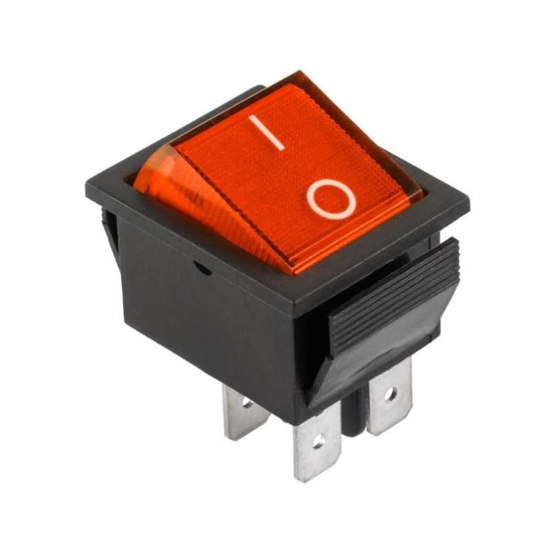 PRZEŁĄCZNIK IRS-201 1A CZERWONY 0-1 KOŁYSKOWY PRK006B 15A/250VAC