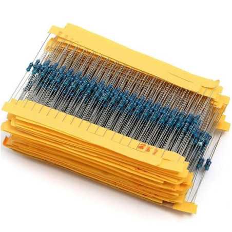 ZESTAW REZYSTORÓW 1/4W 0,25W 1% 2500szt