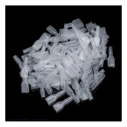 KONEKTORY ZESTAW 6,3mm MĘSKI ŻEŃSKI + KOSZULKI - 200szt