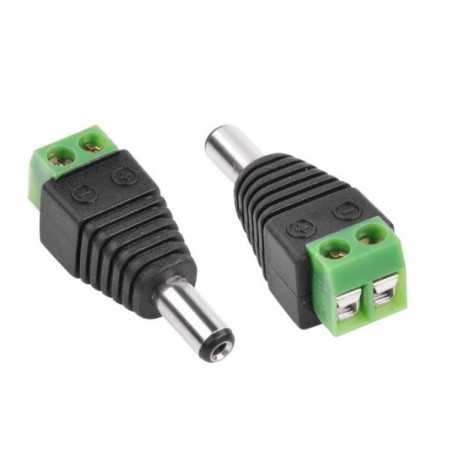 WTYK DC 2.1/5.5 ZE ZŁĄCZEM 2-PIN ŁĄCZÓWKA