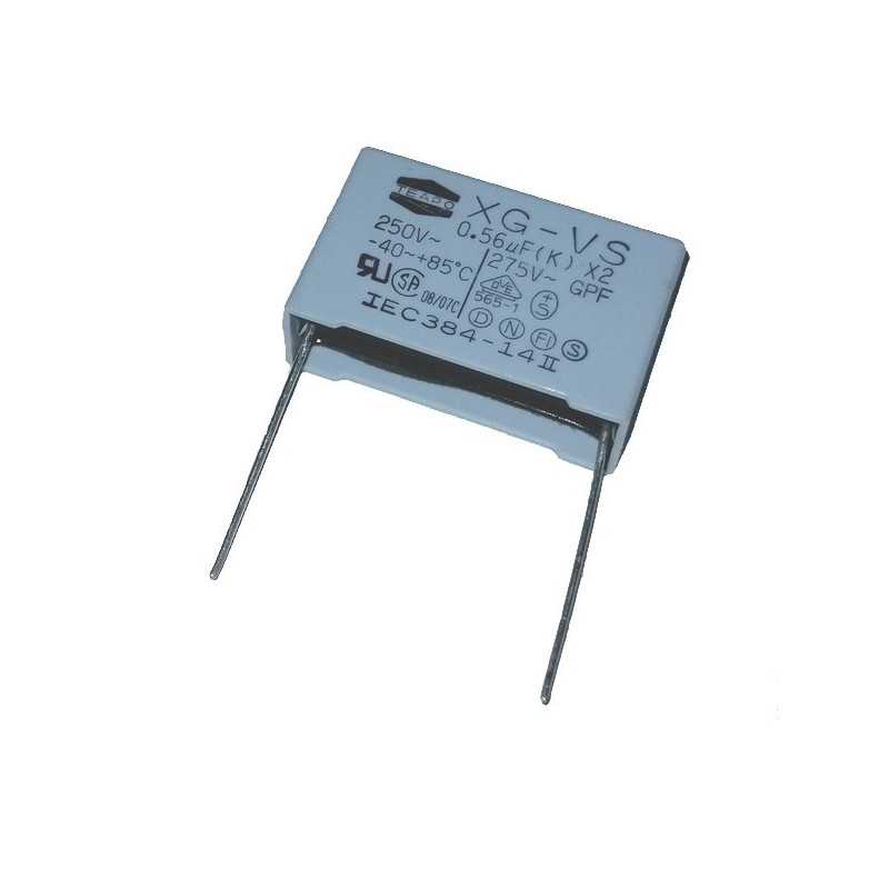 KONDENSATOR 560nF 275VAC MKP 27,5mm 10% TEAPO POLIPROPYLENOWY