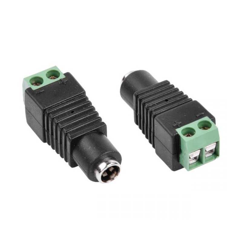 GNIAZDO DC 2,1/5,5 ZE ZŁĄCZEM 2-PIN