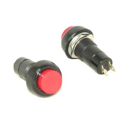 PRZYCISK PBS-11A BISTABILNY CZERWONY 1A 250V OKRĄGŁY