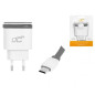 ŁADOWARKA SIECIOWA USB micro + 2x USB 2000mA LXG276