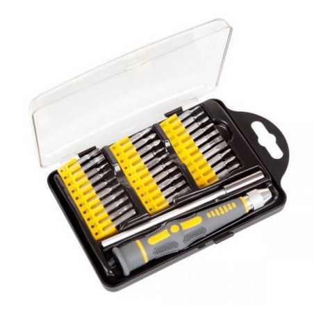 ZESTAW ŚRUBOKRĘT PRECYZYJNY 32 KOŃCÓWKI RB-1102 REBEL