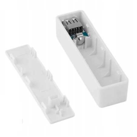 OBUDOWA POWER BANK NA 1x AKUMULATOR 18650 USB 5V 1A ŻÓŁTA