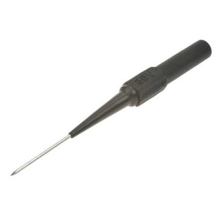 KOŃCÓWKA SONDA POMIAROWA CZARNA IGŁA GNIAZDO BANAN 4mm 78mm 30V 5A