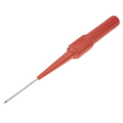 KOŃCÓWKA SONDA POMIAROWA CZERWONA IGŁA GNIAZDO BANAN 4mm 78mm 30V 5A
