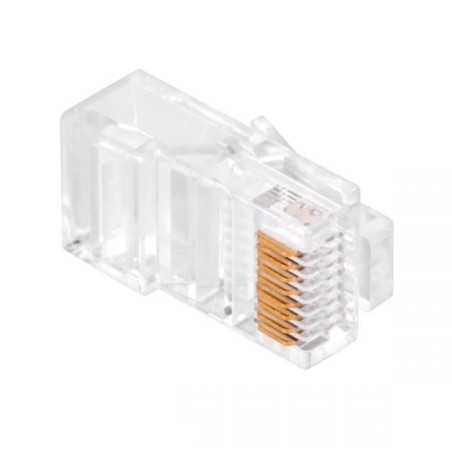 WTYK KOMPUTEROWY 8p8c RJ45 DRUT CAT-5e - 10szt Pass Through
