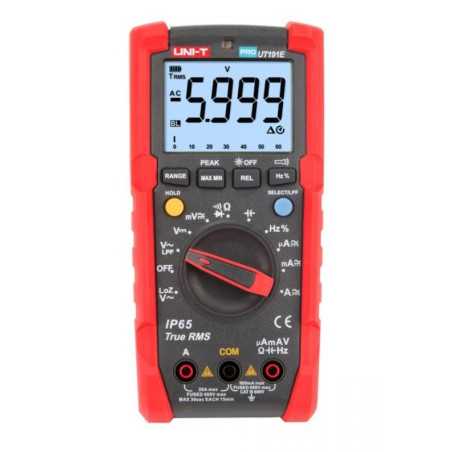 MIERNIK UT191E PRO MULTIMETR PROFESIONAL TRUE RMS IP65 Prąd do 20A UNI-T UNIWERSALNY