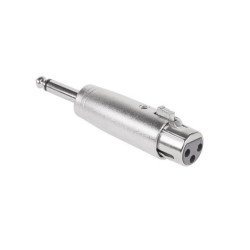 PRZEJŚCIÓWKA ADAPER JACK 6,3 - GNIAZDO MIKROFONOWE XLR ŻEŃSKI CANON
