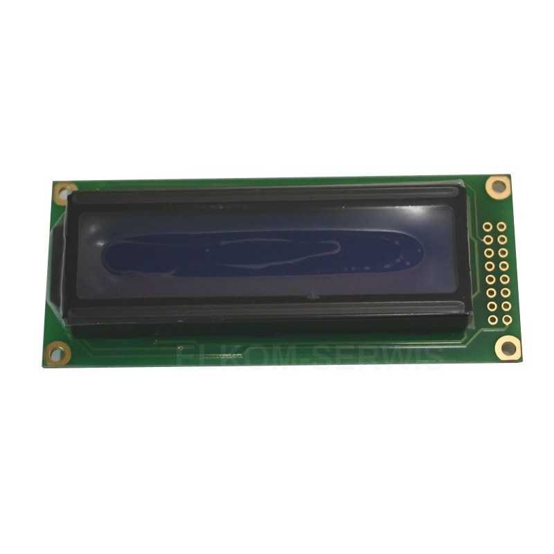 WYŚWIETLACZ LCD 2x16 WH1602C TMI LED NEGATYW BLUE CYRYLICA 16x2
