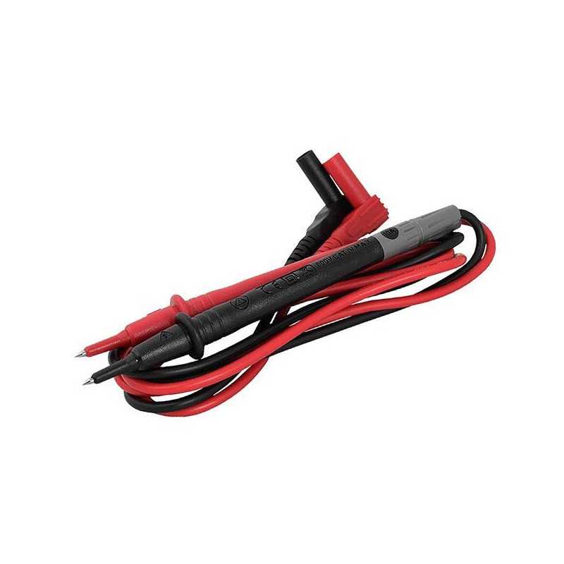 PRZEWODY KABLE POMIAROWE MASTECH 10A 1000V T3033U CATIII HQ SZARE KOŃCÓWKI