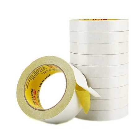 TAŚMA DWUSTRONNA 50mm DŁUGOŚĆ 50M PAPIEROWA MONTAŻOWA