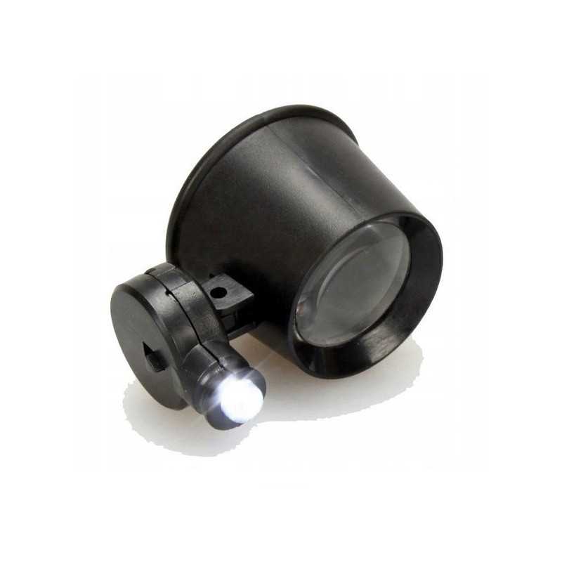 LUPA ZEGARMISTRZOWSKA DO OKA x6 Z PODŚWIETLENIEM LED