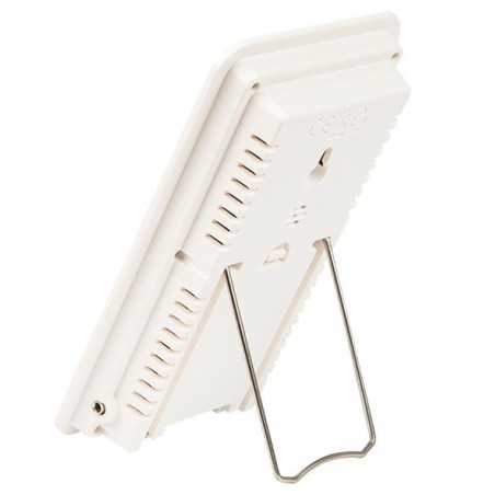 MIERNIK TERMO-HIGROMETR TEMPERATURY I WILGOTNOŚCI Z ZEGARKIEM TH803 BLOW LCD