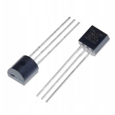 CZUJNIK TEMPERATURY DS18B20 18B20 1-WIRE MAXIM DALLAS ORYGINAŁ