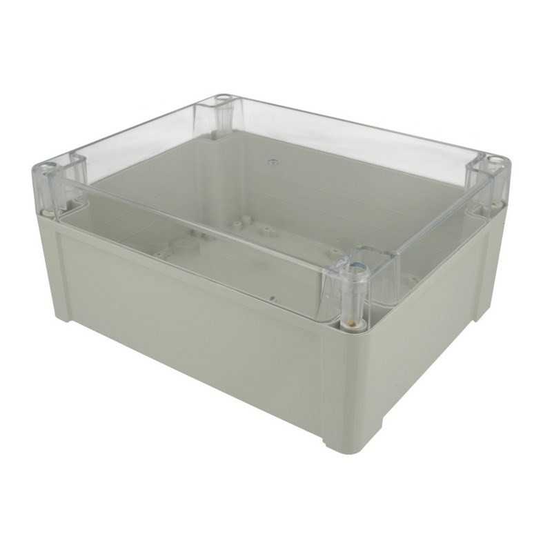 OBUDOWA ZP240.190.105JH-TM Poliwęglan Uniwersalna 191x240x106mm Tulejki mosiężne Kradex