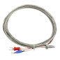 Czujnik Sonda temperatury Termopara K 600st. WRKT01 M6 PANCERZ METAL 1m