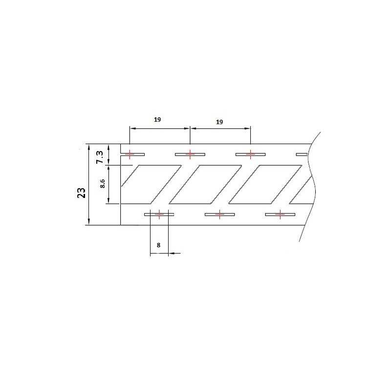 TAŚMA DO ZGRZEWANIA AKUMULATORÓW OGNIW 23mm 1m 2x 18650