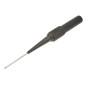 KOŃCÓWKA SONDA POMIAROWA CZARNA IGŁA GNIAZDO BANAN 4mm 82mm 30V 1A KOŃCÓWKA SONDA POMIAROWA CZARNA IGŁA GNIAZDO BANAN 4mm 82mm 30V 1A