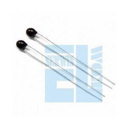 TERMISTOR NTC 10K POMIAROWY MF52-A2-103J 5% 3950K 2,3x2,8mm R-2,5mm KLS