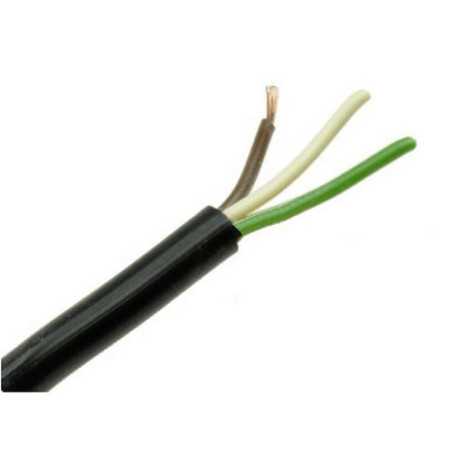 PRZEWÓD LIYY 3x0,14mm2 CZARNY LINKA Cu TECHNOKABEL OKRĄGŁY 300V