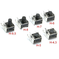5x MIKROPRZYCISK KĄTOWY 6x6mm H-8,35mm TACT SWITCH W OBUDOWIE