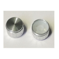 GAŁKA POTENCJOMETRU GSL20 SREBRNA 20mm H-17mm