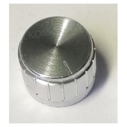 GAŁKA POTENCJOMETRU GSL20 SREBRNA 20mm H-17mm