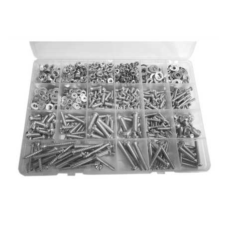 ZESTAW ŚRUB I NAKRĘTEK M3 M4 M5 M6 1100szt