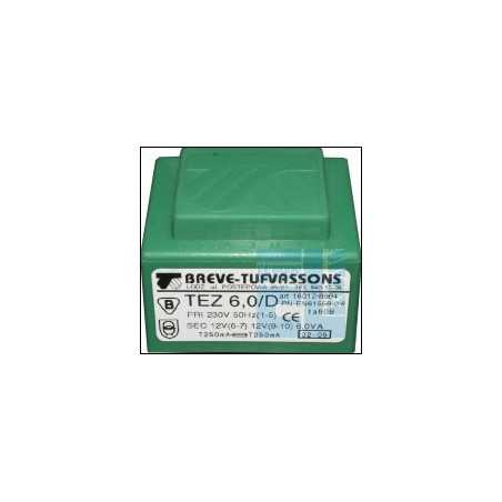  TRANSFORMATOR SIECIOWY TEZ 6,0/D 230V 12V-12V