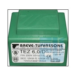  TRANSFORMATOR SIECIOWY TEZ 6.0/D 230V 12V 6W