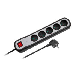 Listwa zasilająca Rebel 5 Gniazd z Wyłącznikiem 3m, 3x1,5mm