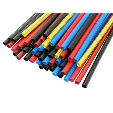 RURKI TERMOKURCZLIWE 6mm Z KLEJEM KOLOROWE 10szt