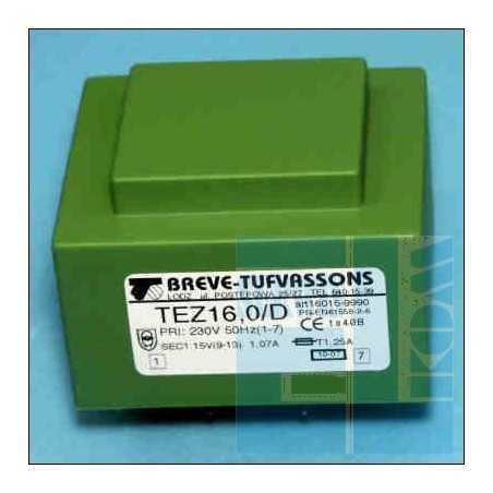  TRANSFORMATOR SIECIOWY TEZ 16D 230V 15V