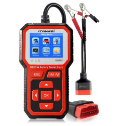 MIERNIK DIAGNOSTYCZNY KW681 SKANER OBD2 TESTER AKUMULATORÓW 6V 12V