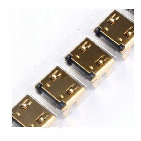 GNIAZDO ZŁĄCZE HDMI SMD KĄTOWE 19-PIN