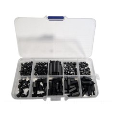 DYSTANSE TULEJKI SRUBKI ZESTAW 180szt Z ORGANIZEREM