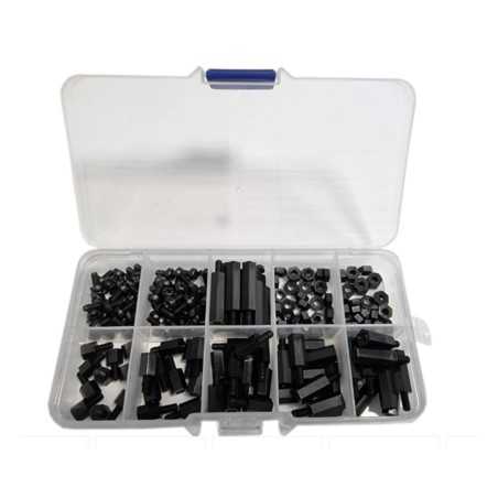 DYSTANSE TULEJKI SRUBKI ZESTAW 180szt Z ORGANIZEREM