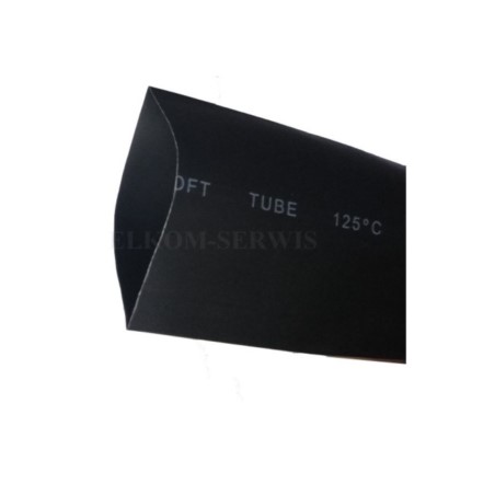 RURKA TERMOKURCZLIWA SZEROKA 30mm/15mm CZARNA CIĘTA Z ROLKI